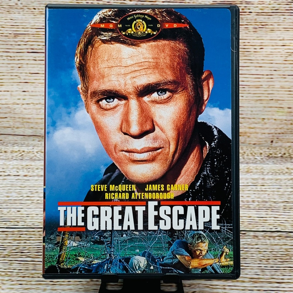 The Great Escape [1963 DVD] Steve McQueen James Garner Classic War‎ Film Movie